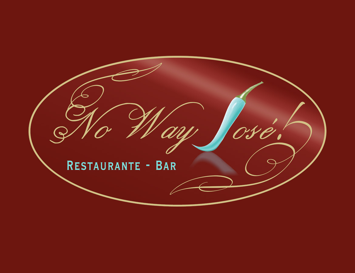 No Way Jose - Mexican Fine Dining - Puerto Vallarta - Logo designed by Griffin Graffix
