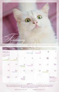 February - 2017 PuRR Project calendar design by Griffin Graffix