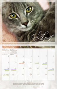 April - 2017 PuRR Project calendar design by Griffin Graffix