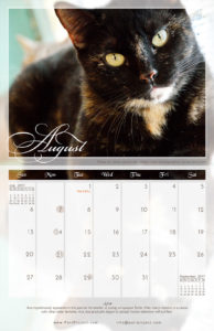 August - 2017 PuRR Project calendar design by Griffin Graffix