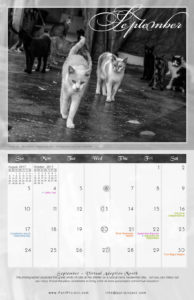 September - 2017 PuRR Project calendar design by Griffin Graffix